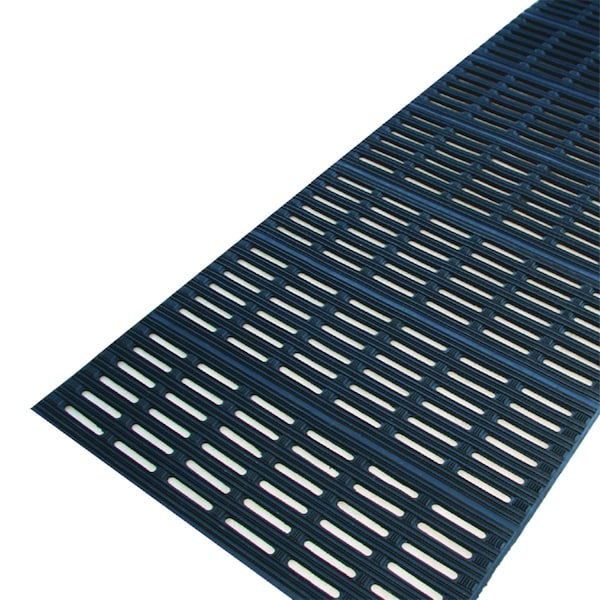 Rhino Mats TRAKTOR Drainage Runner Mat, Rubber, Drainage Holes, 3 ft W x 20 ft L, Black TK-320B - main